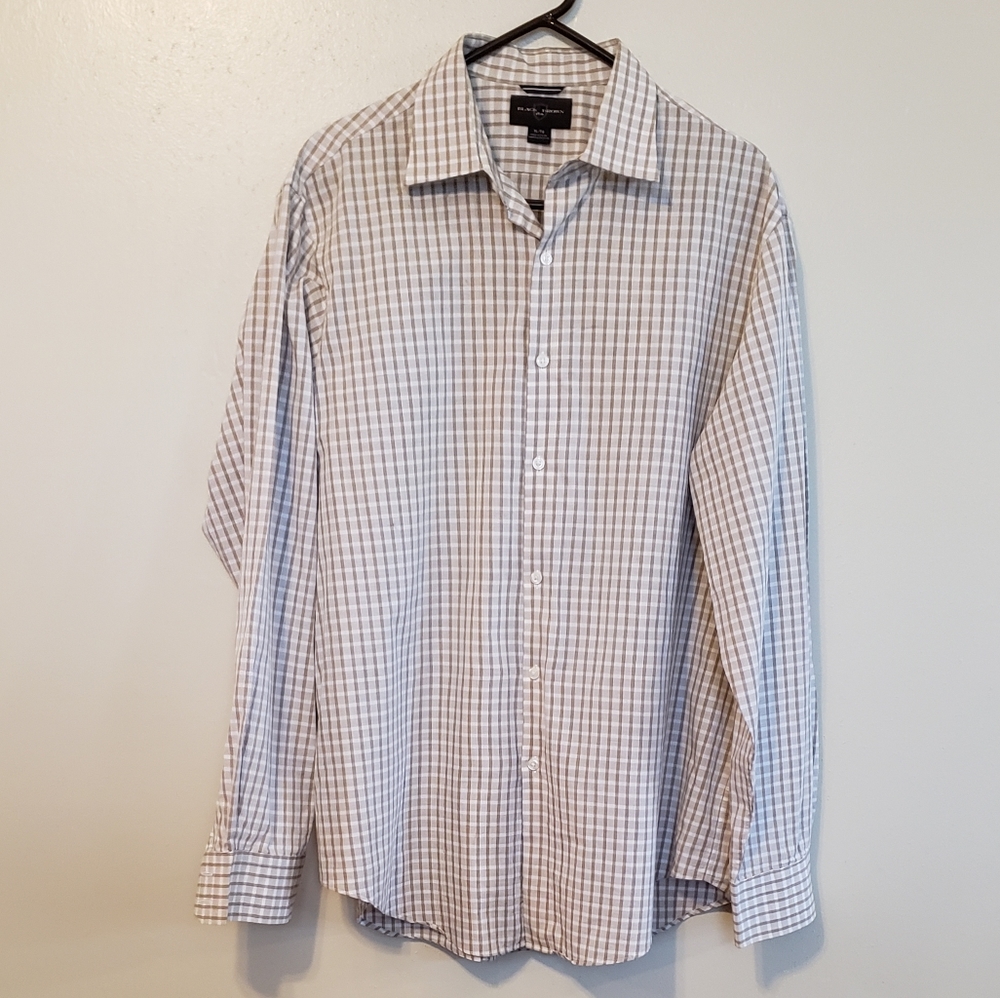 Black & brown mens shirt size XL